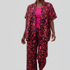 Fuchsia Bloom Ankara Co-ord Set